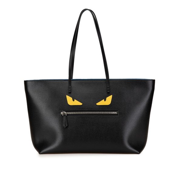 FENDI Black Leather Shoulder Bag - Picture 1 of 10